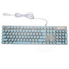 Blue Switch Mechanical Keyboard 104 Keys Backlight Ergonomic Retro Steampunk