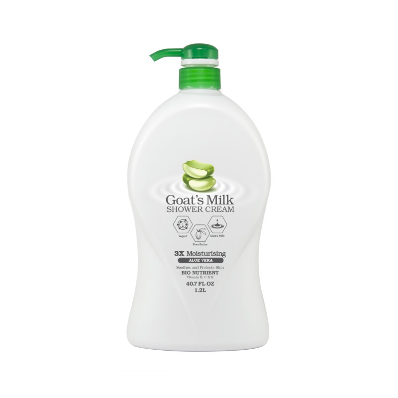 Lovercare Goat's Milk Shower Cream Aloe Vera 1.2 L