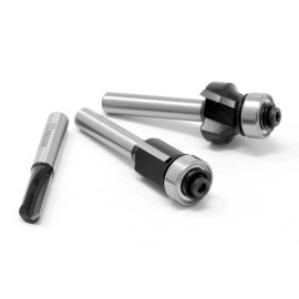 WEN RB500-3 Heat-Treated Multi-Profile Carbide-Tipped Router Bit Set (3-Piece)