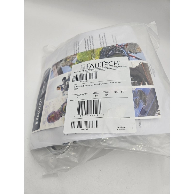 FallTech New Falltech 82706Sg5 Self Retracting Lifeline, 6 Ft., Blue