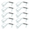 10pcs Stainless Steel Crab Grabber Rustproof Seafood Grabber with Spring