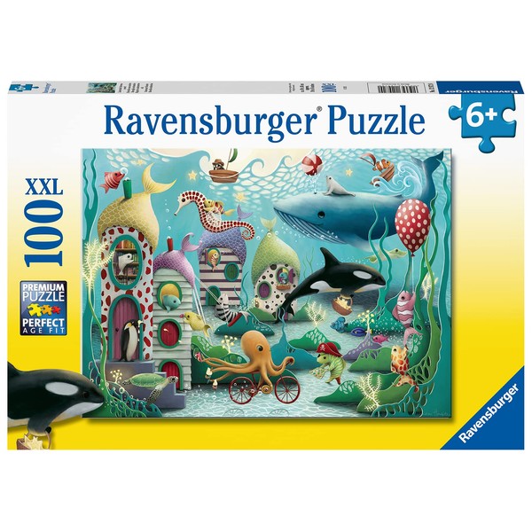 Ravensburger - Puzzle Enfant - Puzzle 100 p XXL - Merveilles sous-marines / Demelsa Haughton - Dès 6 ans - 12972