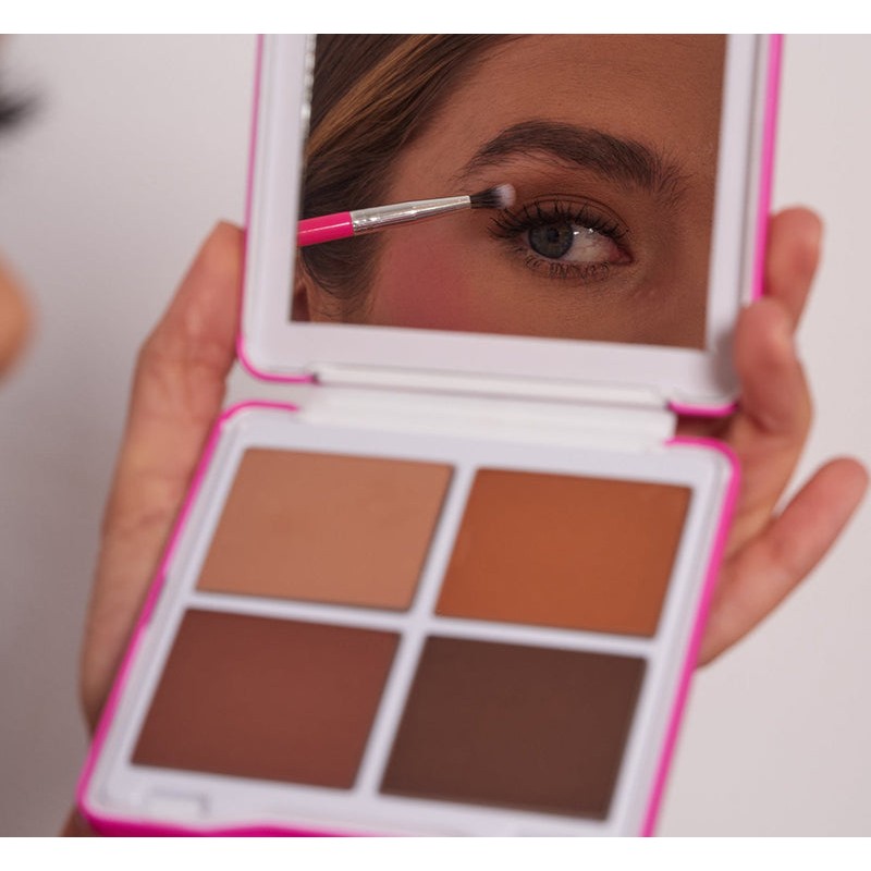 PEACHES AND CREAM EYESHADOW QUAD PALETTE, PEACHES & CREAM