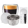 Grasseed Refillable Vertuo Capsule, Reusable Stainless Steel Vertuo Pod Kit