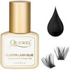 QUEWEL Black Cluster Lash Glue 10ml Waterproof Long-Lasting Super Strong