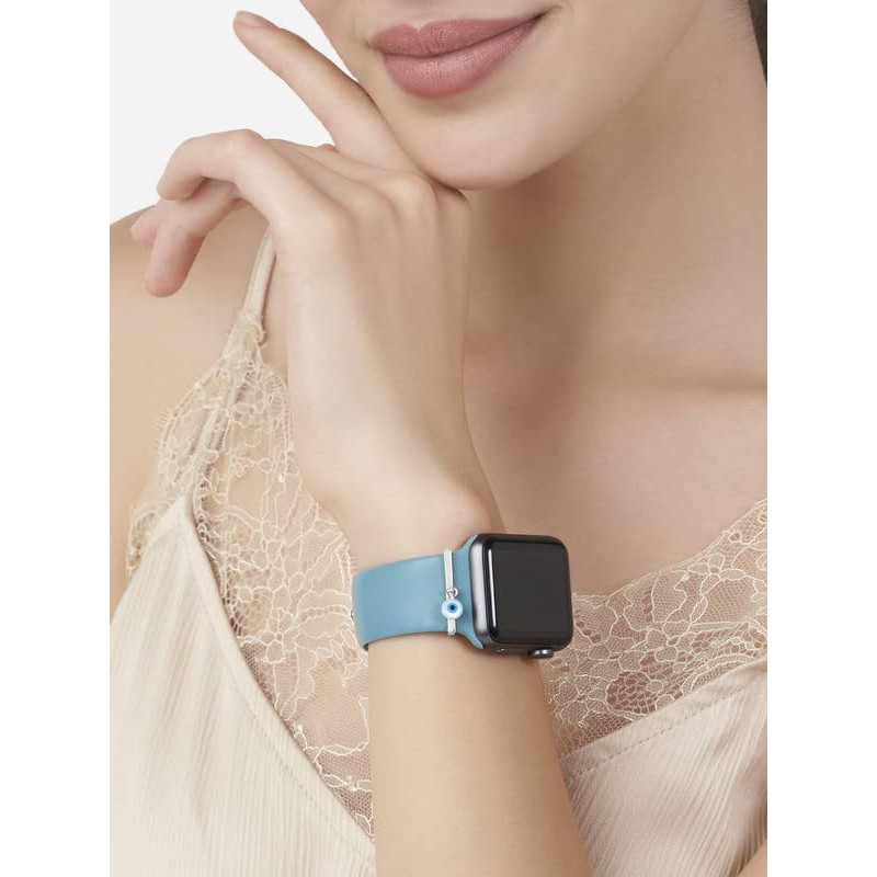 MINUTIAE Evil Eye Round Pendant Decorative Ring Loops Jewellery Accessories