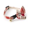 Necoichi Kabuki Charm Bow Tie Cat Collar (Red)