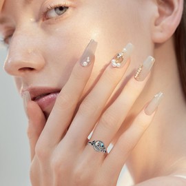 Celtic Knot Urn Rings for Ashes 925 Sterling Silver Trinity Celtic Knot Cremation Urn Ring Memorial Keepsake Jewelry for Women-57