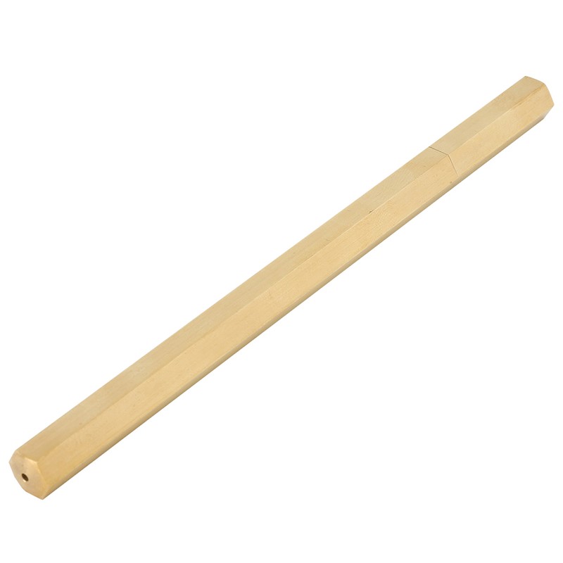 Brushed Brass Gel Pen Hexagon 0.5mm Writing Pen School Office