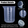 Set of 4 Small Measuring Cups, Mini Measuring Cups, 50