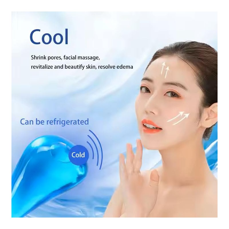 SEQ Gold Ice Globe Face Massager - Set of 2