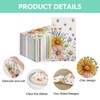 100 Spring Summer Disposable Paper Decorative Guest Napkins, Floral and