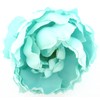 Full 5" Aquamarine Blue Peony Silk Flower Hair Clip with