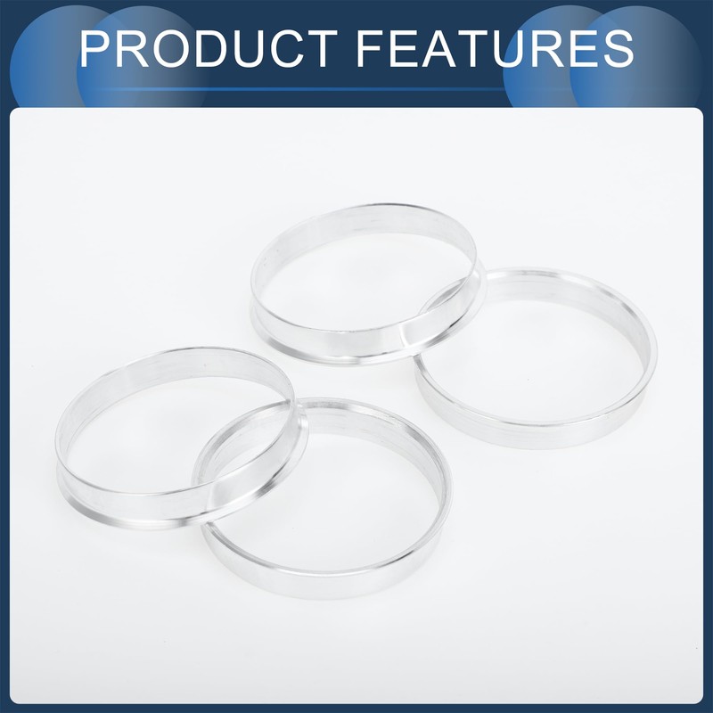 INFINAUTO Hub Centric Ring 54.1mm Inner to 56.1mm OD Car