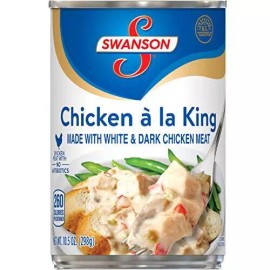 Swanson Chicken á la King Made with White and Dark Meat Chicken, 10.5 Ounce Can (12 Pack