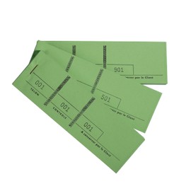 Blocs passe-partout 3 volets 4,8x15cm 100 feuillets