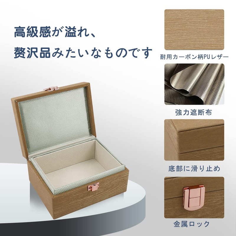 JXE JXO Relay Attack Prevention Smart Key Case for Relay