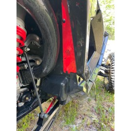 Polaris L&W Fab Rear Inner Fender Mud Guards for Polaris RZR Pro R (all trims)