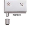 CRL Satin Chrome Wide Glass Door Pivot Hinge - Package