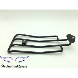 Unbranded Solo Black Seat Luggage Rack for Harley Davidson Sportster XL883 1200 1985-2003