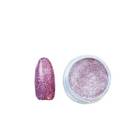 1x Acrylic Powder pot Glitter Collection Nail Extension Art Design Manicure pedicure (Rose Metallic)
