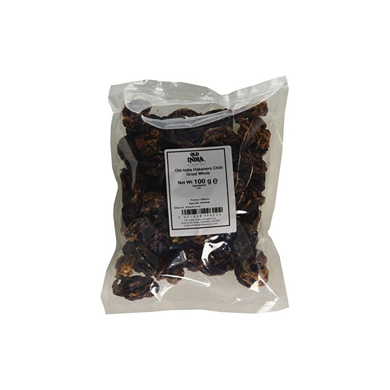 Old India Habanero Chilli Dried Whole 100 g