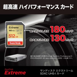 SanDisk Extreme SDSDXVV-512G-GHJIN SD Card 512GB SDXC Class 10 UHS-I U3 V30 New Package