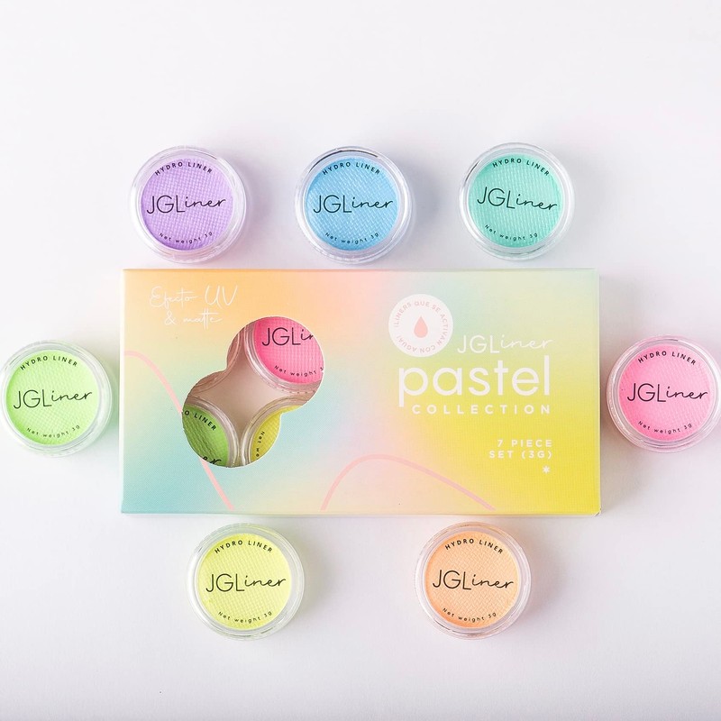 Colección 7 tonos de delineadores pastel JGLiner