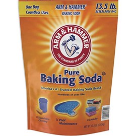 Arm & Hammer CDC3320001961, Pure Baking Soda, 4 / Box, Orange