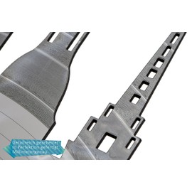 GRAVURZEILE Vinyl Record Clock - Skyline Warnemünde - Wall Clock Made of Cast Vinyl with City Skyline - 30 cm - Upcycling Designer Clock - Modern Wall Clock in Retro Vintage Style - Made in Germany