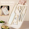 Cutting Board and Knife Set, 5 In1 Travel Cutting Board