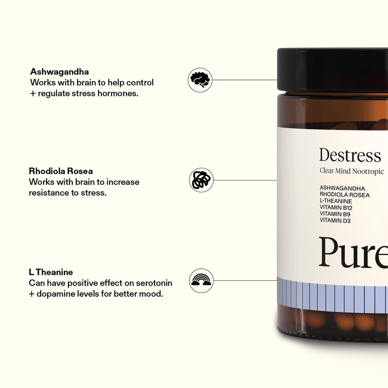 Puresport Unwind Deep Sleep Nootropic Sleep Supplement | 60 Capsules