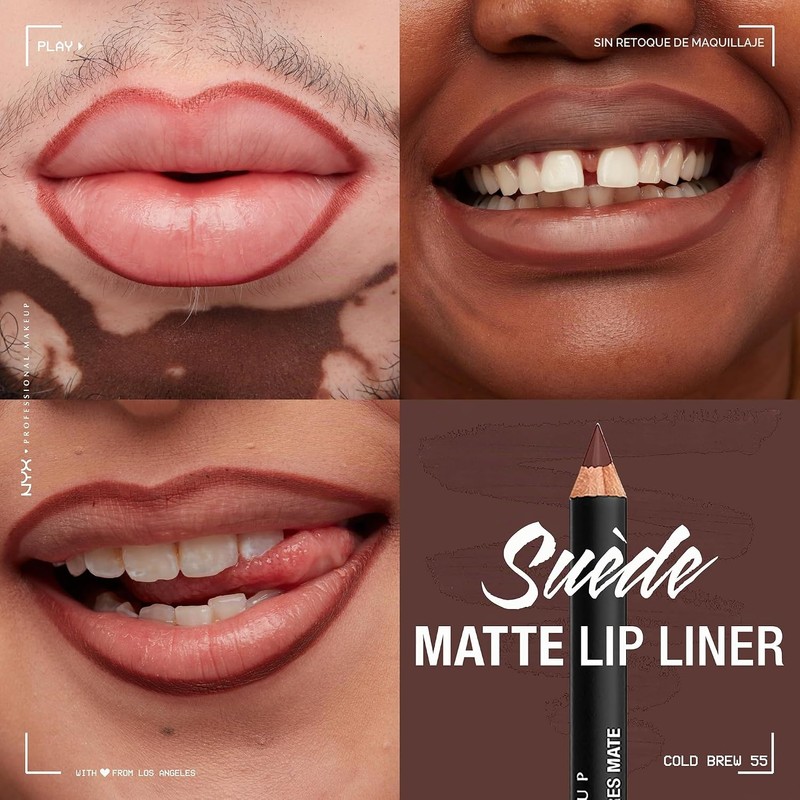 NYX Nyx professional suede matte lip liner cold brew cold