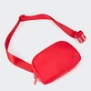 Pander Double Zipper Fanny Pack Nylon Everywhere Belt Bag, Fashion