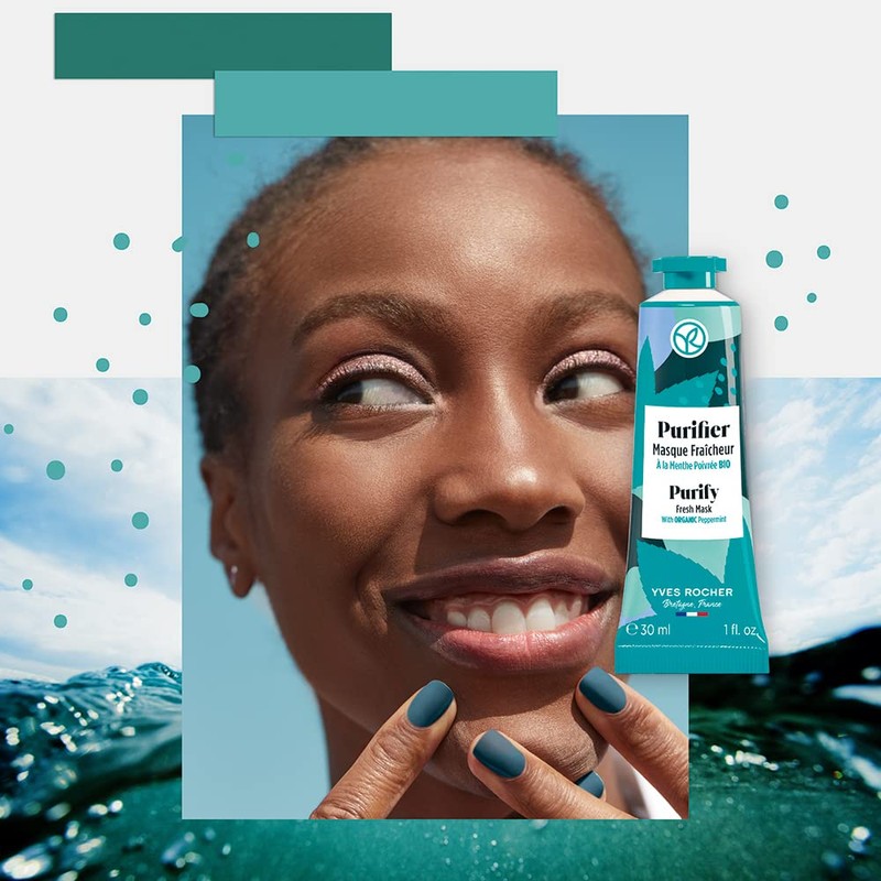 Yves Rocher Clarifying gel mask, clarifies the skin and deeply