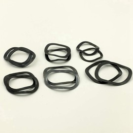 Comphic 3-25mm Wave Spring Washers Assortment Kit 65Mn Manganese Spring Gasket Elastic Washers Assortment Kit Tri- Washer Bearing Wave Pad Kit