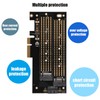 PCIE to M.2 SATA+NVME Dual Disk Expansion Card for 2230