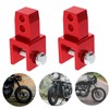GRIRIW 2pcs Motorcycle Rear Riser Height Extension Device Easy Installation