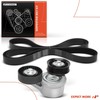 A-Premium Engine Serpentine Belt Drive Kit with Tensioner Compatible with