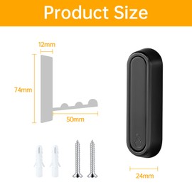 WIN&YING 2 Pack Folding Coat Hooks, Heavy Duty Black Wall Hooks, Sturdy Metal Wall Hooks for Hanging Coats, Bags & Towels, Space Saving Foldable Design for Bathroom, Kitchen, Entryway & Closet