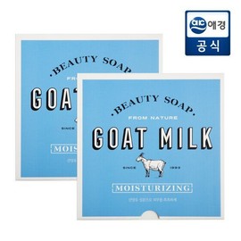 Aekyung (Shower Mate) Shower Mate Goat Milk Soap White Milk Scent 90g x 12 / (샤워메이트)샤워메이트 산양유 비누 화이트 우유향 90g x 12개