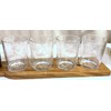 New Pier one Beer Flight Tasting Set with Paddle and