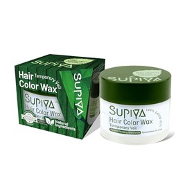 SUPIYA Temporary Hair Styling Color Wax, Green Blue Purple Red Hair Dye Color Wax Washable Natural Instant Hair Color Cream for DIY Hairstyle for Kids Men Women
