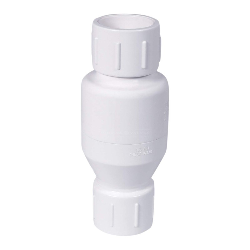 Midline Valve PVC Inline Check Valve for Backflow Prevention 3/4''