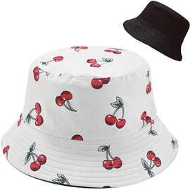 XYIYI Reversible Bucket Hat, Angler’s Hat, Sun Hat for Women, Girls