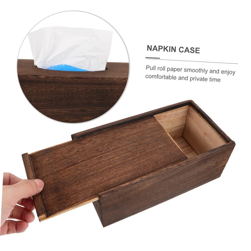 LABRIMP Tissue Holder 1pc Box Rectangular Extraction Decorate Towel Cover