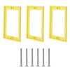 3Pcs 1/4" Receptacle Outlet Box Extenders Single Gang Electrical Box