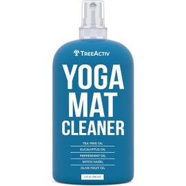 TreeActiv Non-Slip Yoga Mat Spray 4 fl oz, for Mats & Gym Equipment, 1000 Uses