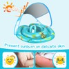 Baby Pool Float with Canopy Removable UPF50+ UV Sun Protection,Third-Generation