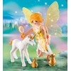 Playmobil 9438 Sun Fairy with Unicorn Foal Toy, Single